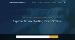 Desktop Screenshot of japanrailpass.ca